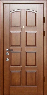 Металлическая дверь с панелями МДФ МД-16